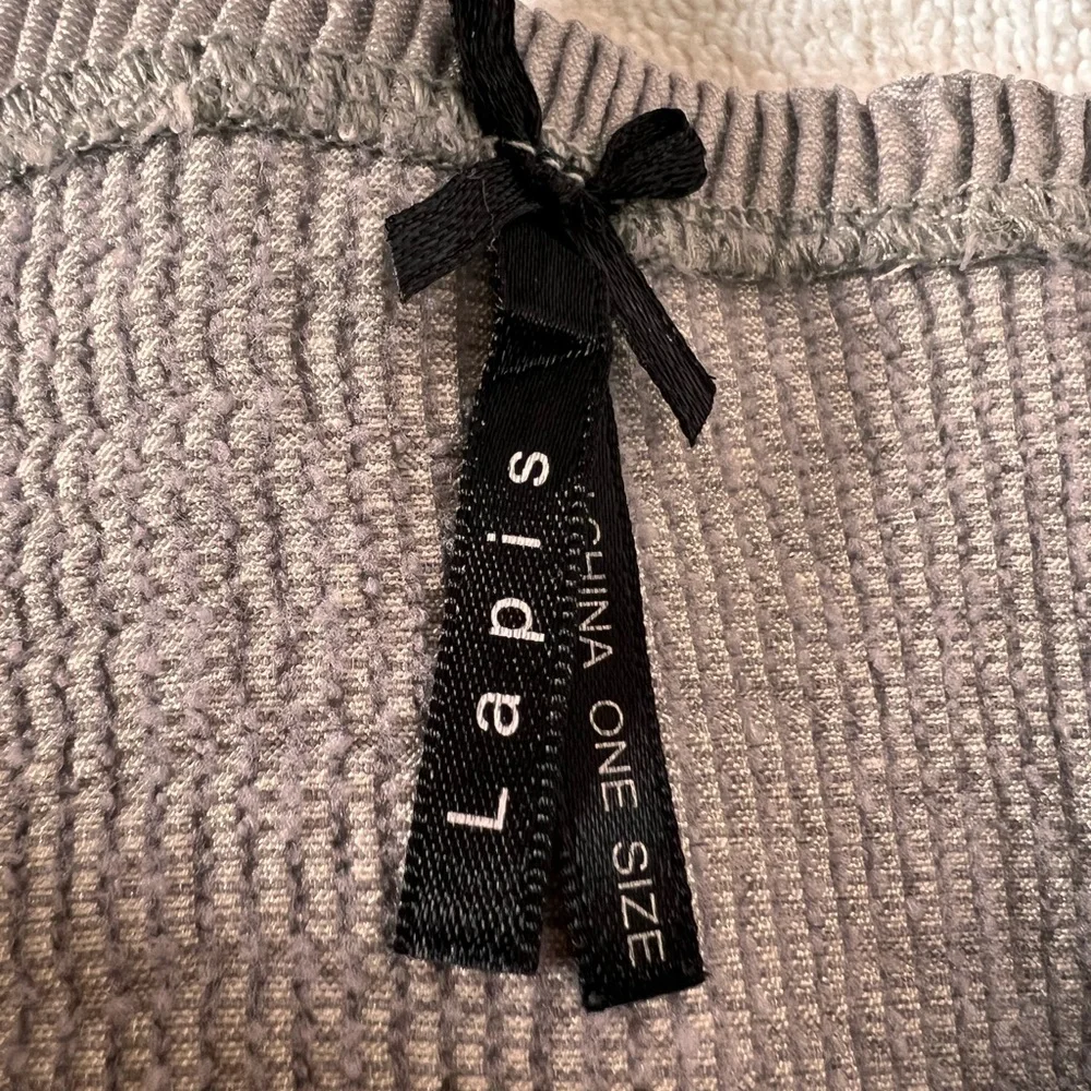 Lapis Anthropologie Women’s Light Gray Convertible Strapless Dress OR Skirt OS